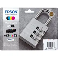 Epson Bläck T3596, 35XL Original Kombi-pack Svart, Cyan, Magenta, Gul C13T35964010