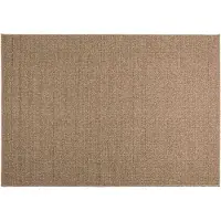 vidaXL Områdesmattor Rektangulär AGIRA Naturfärg 280 x 200 cm