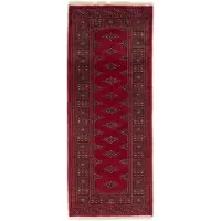 Rezas Pakistan handknotted orientalisk matta 77 x 192 cm