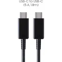 Samsung kabel USB-C - USB-C 5A 480Mbps 1,8m svart (EP-DX510JBEGEU)