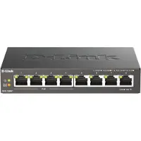 D-Link DGS-1008P/E DGS-1008P Nätverks-switch 8 Port 1 GBit/s PoE-funktion