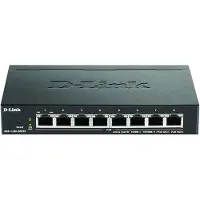 D-Link D-Link: DGS-1100-08PV2 8-Port PoE Administrerbar Gigabitswitch