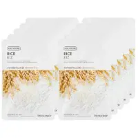 THE FACE SHOP Real Nature Rice Ansiktsmask 1 st x 10 Ark Set
