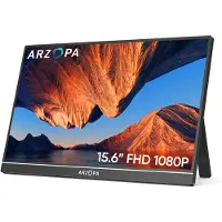 Arzopa Bärbar monitor EEK A (A - G) 39.6 cm (15.6 tum) 1920 x 1080 pixel 16:9 25 ms HDMI, USB-C, USB Host IPS LCD