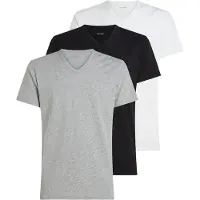 Calvin Klein Lv00nb4186 Kortärmad V-ringad Baslager 3 Enheter
