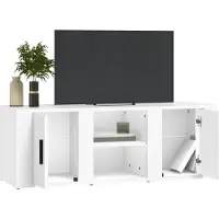 vidaXL Tv-bänk vit 100x31,5x35 cm konstruerat trä