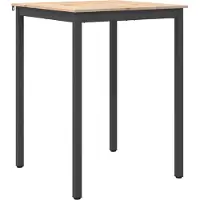 vidaXL Barbord Naturfärg 80 x 80 x 105 cm Massiv furu