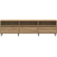 vidaXL TV-skåp Artisan Ek 150 x 30 x 45 cm Konstruerat trä