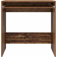 vidaXL Skrivbord Gammalt trä 77.5 x 43 x 79 cm Konstruerat trä