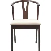 vidaXL Matstol i massivt trä - - Ljusbrun - Massivt gummiträ - 50,5x61x80,5 cm - 2-pack
