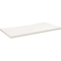 vidaXL Skrivbordsskiva vit 80x40x2,5 cm massiv furu