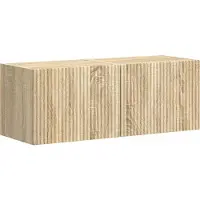 vidaXL TV Vägghylla 2 pcs Sonoma 39 x 31 x 29,5 cm Konstruerat trä