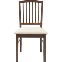 vidaXL Stol - - 50 x 52,5 x 91 cm - Set om 2 - Massivt gummiträ - Ljusbrun