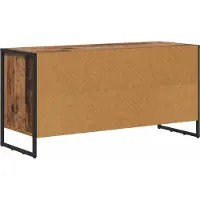 vidaXL TV-skåp med låda Gammalt trä 100 x 36 x 49,5 cm Konstruerat trä
