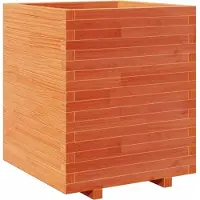 vidaXL Odlingslåda vaxbrun 60x60x72,5 cm massiv furu