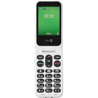 Doro Leva E30 – stortangent viktelefon med 4G, röd/vit