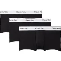 Calvin Klein Logotyp Stretch Boxerkalsonger 3-pack Herr Underkläder Svart LV00NB4389UB1 S
