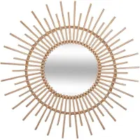 Atmosphera Wicker Sun väggspegel
