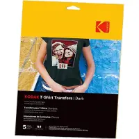 Kodak T-Shirt Transfers Dark A4 x5pcs