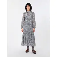 Weekend Max Mara för kvinnor. 2615231022600 Wkdoboli klänning blå (42), Casual, Bomull, Blommor, Lång ärm