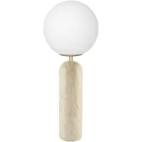 Globen Lighting Bordslampa , Torrano, Beige, Vardagsrum, Glas, Design