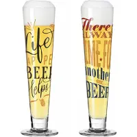 Ritzenhoff Heldenfest Ölglas 2-pack F25 - Ölglas Kristallglas Multi