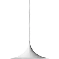 Gubi Taklampa , Semi, dimbara, Vit, Vardagsrum, Metall, Design