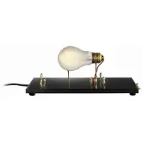 Ingo Maurer Design bordslampa I Ricchi Poveri Monument, dimbar, Svart, Vardagsrum / matsal, Metall, Design, Bordslampa