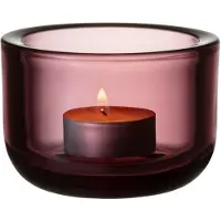 Iittala Valkea Ljuslykta 6 Cm - Ljuslyktor Glas Ljung