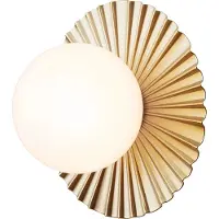 Nuura Vägglampa , Liila Muuse, dimbara, Guld / mässing, Vardagsrum, Metall, Skandinavisk