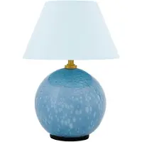 Globen Lighting Bordslampa , IRIS, dimbara, Blå, Vardagsrum, Glas, Vintage / retro