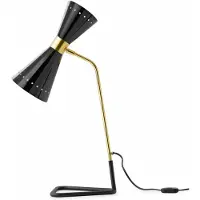 Stilnovo Design bordslampa Megafono, Svart, Vardagsrum / matsal, Metall, Design, Bordslampa