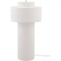 Globen Lighting Golvlampa , Noah, Vit, Vardagsrum, Tyg / textil, Design