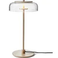 Nuura LED bordslampa Blossi, dimbar, Mässing / guld, Vardagsrum / matsal, Metall, Skandinavisk, LED-bordslampa