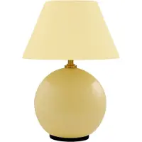 Globen Lighting Bordslampa , IRIS, dimbara, Gul, Vardagsrum, Tyg / textil