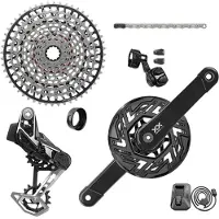 Sram Xx T-type Eagle E-mtb 104bcd Transmission Axs Cykelkomponentgrupp