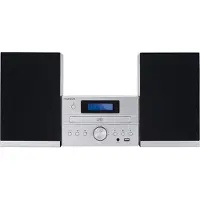 Thomson MIC122DABBT, Hemmaljud mikrosystem, Silver, 1 däck, 50 W, DAB+, FM, 3,5 mm
