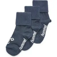 Hummel Strumpor - HMLSora - 3-pack - Marinblå - - 18/20 - Strumpor