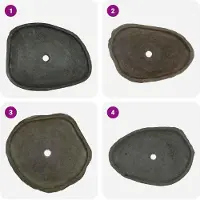 vidaXL Tvätt Handfat Grå 65 x 50 x 6 cm River Stone