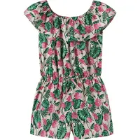 Name it Jumpsuit - NkfVinaya - Summer Sand/Hibiskus - - 11 år (146) - Jumpsuit