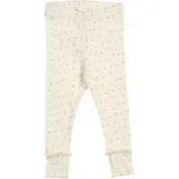 Müsli Leggings - Rib - Spring Dekoration - Tofu/Nektar/Shell Blu - - 2 år (92) - Leggings