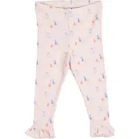 Müsli Leggings - Rib - Picknick Frill - Primrose/Shell Blue/Tofu - - 2 år (92) - Leggings