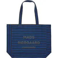 Mads nørgaard Shoppingväska - Boutiqno Aten - AOP - True Blue/Sv - - One Size - Väska