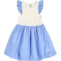 Müsli Klänning - Spring Frill Bubble - Tofu/Nektar/Shell Blue - - 4 år (104) - Klänning