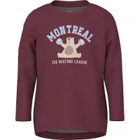 Name it Tröja - NmfVix - Burgundy/Montreal - - 4 år (104) - Tröja
