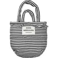 Mads nørgaard Shoppingväska - Light Ripstop-kudde - Svart/Vit - - One Size - Väska