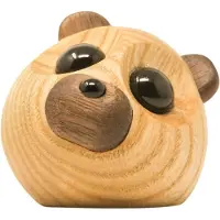 FableWood Yrsa Den Liten Björn - Trä - 5x5 cm - Pigga upp - - One Size - Dekoration
