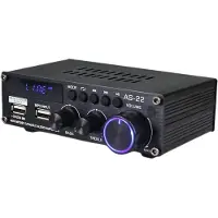 BlitzWolf ljudförstärkare AS-22, 45W, Bluetooth 5.0, USB + fjärrkontroll (svart)