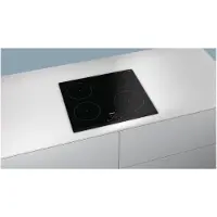 Siemens iQ100 EH631BEB1E - Induktionshäll - 4 kokplattor - Fördjupning - bredd: 56 cm - djup: 49 cm - svart