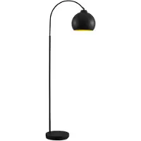 LINDBY Golvlampa , Minali, Svart, Vardagsrum, Metall, Modern